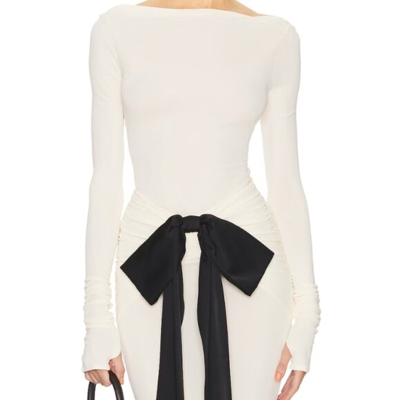 Helsa Matte Jersey Long Sleeve Top - Picture 1 of 5